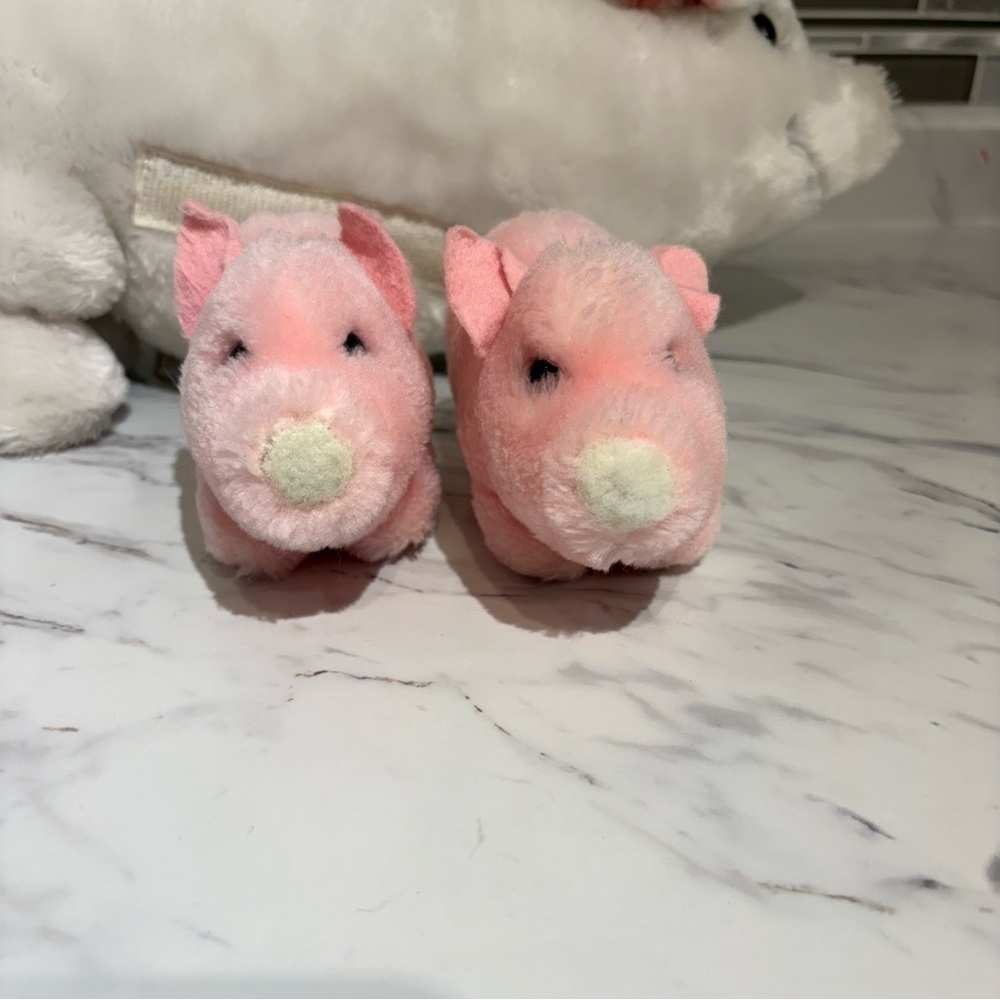 Vintage Dakin pig mother & piglets plush 1980 - Picture 11 of 14